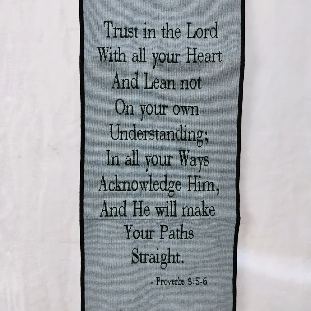 Mohawk Home Proverbs Tapestry Wall‎ Hanging Vintage Garden Hearts Religious W